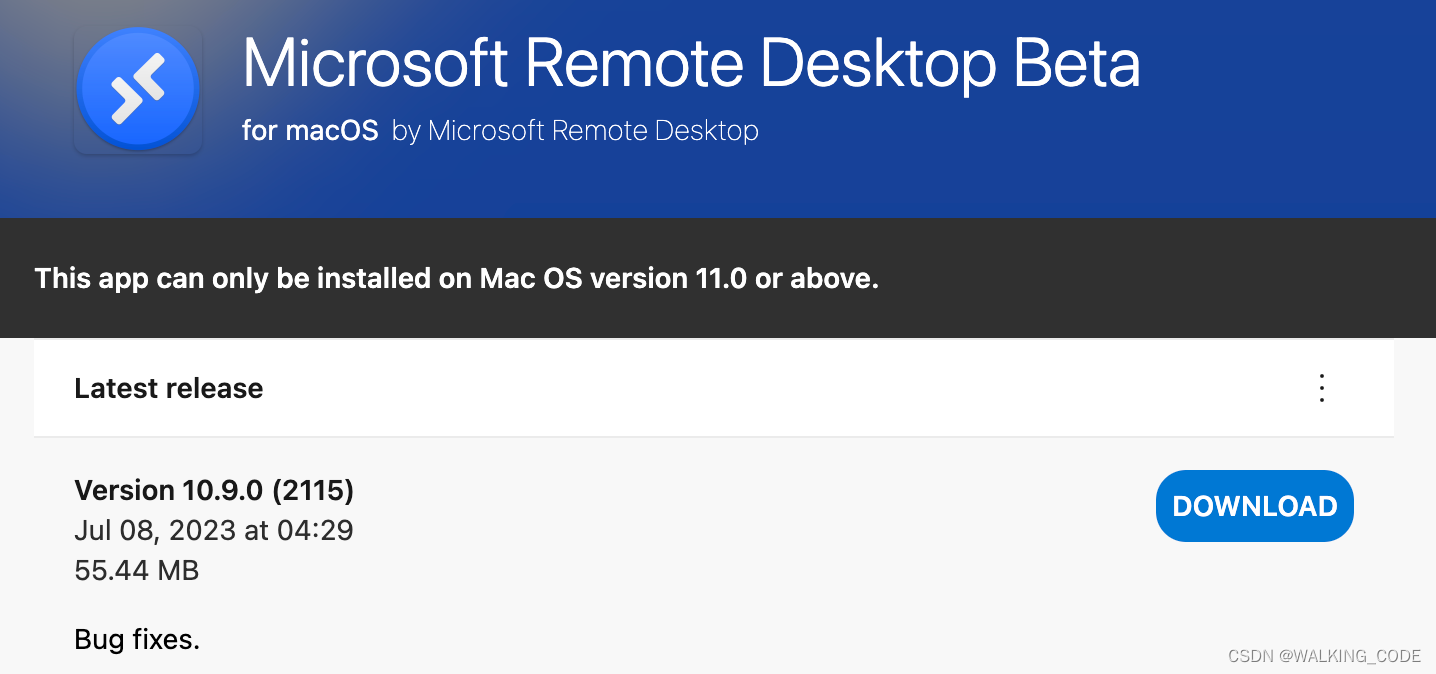 Mac系统远程连接Windows11 Microsoft Remote Desktop 下载